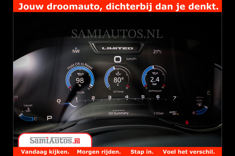 Dodge Ram 1500 Limited Night | 5.7 V8 Hemi Full Option | Comfortabele Dubbele Cabine met Royale 5 Zitplaatsen | De Meest Luxe en Volle Pick-Up in zijn Klasse | BPM vrij | Nu Leverbaar uit Voorraad | Voorraad Nr v45lpr