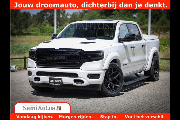 Dodge Ram 1500 Limited Night | 5.7 V8 Hemi Full Option | Comfortabele Dubbele Cabine met Royale 5 Zitplaatsen | De Meest Luxe en Volle Pick-Up in zijn Klasse | BPM vrij | Nu Leverbaar uit Voorraad | Voorraad Nr v45lpr