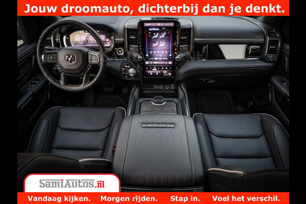 Dodge Ram 1500 Limited Night H.O 540HP 706Nm | Massage + Full Option | De Meest Luxe en Volle Pick-Up in zijn Klasse | Comfortabele Dubbele Cabine met Royale 5 Zitplaatsen | BPM vrij | Nu Leverbaar uit Voorraad | Voorraad Nr 2370 - 5411
