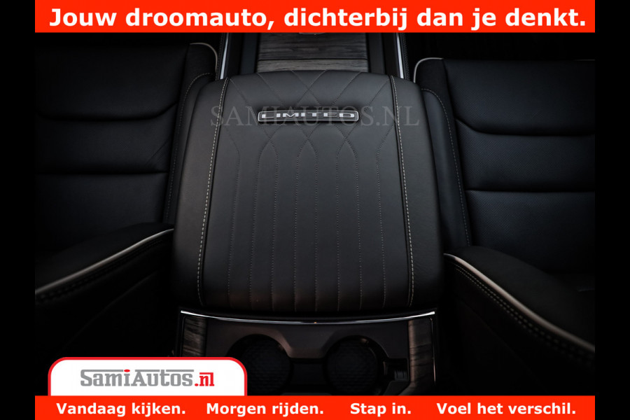 Dodge Ram 1500 Limited Night H.O 540HP 706Nm | Massage + Full Option | De Meest Luxe en Volle Pick-Up in zijn Klasse | Comfortabele Dubbele Cabine met Royale 5 Zitplaatsen | BPM vrij | Nu Leverbaar uit Voorraad | Voorraad Nr 2370 - 5411