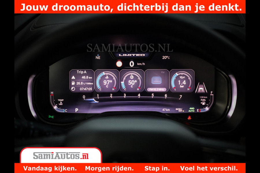 Dodge Ram 1500 Limited Night H.O 540HP 706Nm | Massage + Full Option | De Meest Luxe en Volle Pick-Up in zijn Klasse | Comfortabele Dubbele Cabine met Royale 5 Zitplaatsen | BPM vrij | Nu Leverbaar uit Voorraad | Voorraad Nr 2370 - 5411