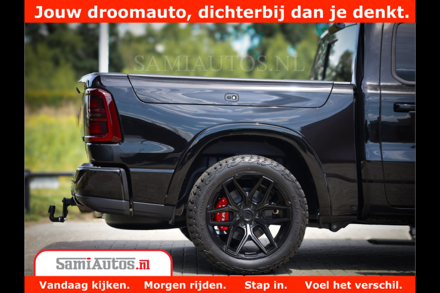 Dodge Ram 1500 Limited Night H.O 540HP 706Nm | Massage + Full Option | De Meest Luxe en Volle Pick-Up in zijn Klasse | Comfortabele Dubbele Cabine met Royale 5 Zitplaatsen | BPM vrij | Nu Leverbaar uit Voorraad | Voorraad Nr 2370 - 5411