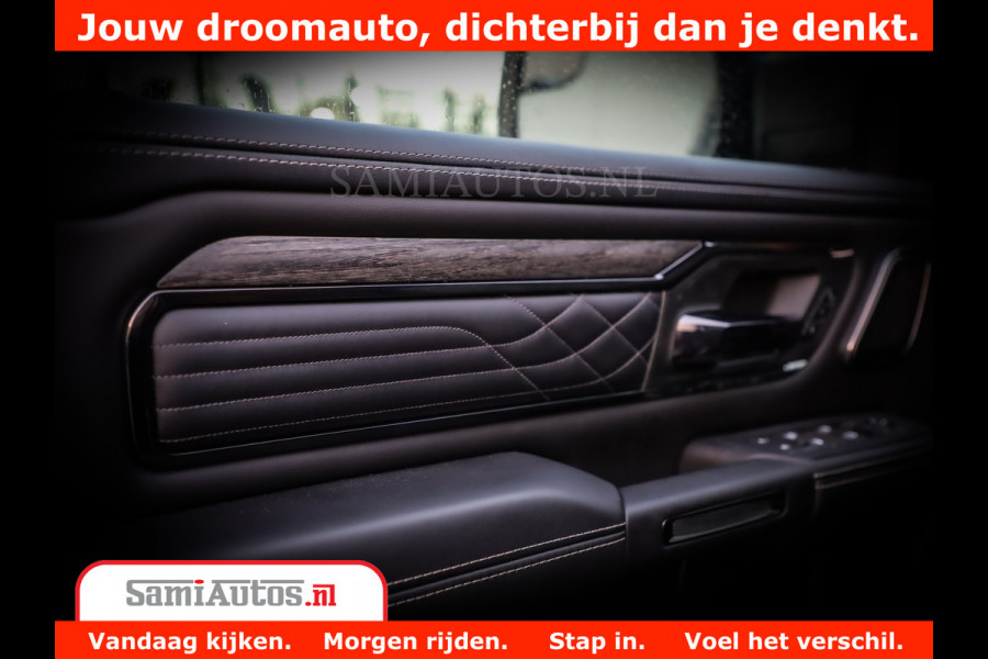 Dodge Ram 1500 Limited Night H.O 540HP 706Nm | Massage + Full Option | De Meest Luxe en Volle Pick-Up in zijn Klasse | Comfortabele Dubbele Cabine met Royale 5 Zitplaatsen | BPM vrij | Nu Leverbaar uit Voorraad | Voorraad Nr 2370 - 5411