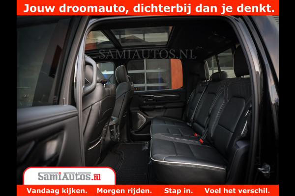 Dodge Ram 1500 Limited Night H.O 540HP 706Nm | Massage + Full Option | De Meest Luxe en Volle Pick-Up in zijn Klasse | Comfortabele Dubbele Cabine met Royale 5 Zitplaatsen | BPM vrij | Nu Leverbaar uit Voorraad | Voorraad Nr 2370 - 5411