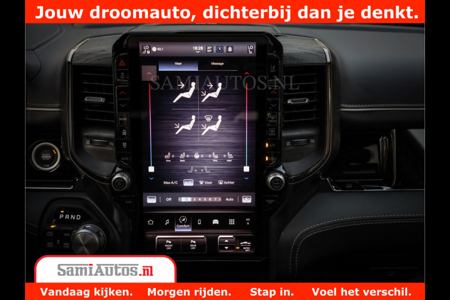 Dodge Ram 1500 Limited Night H.O 540HP 706Nm | Massage + Full Option | De Meest Luxe en Volle Pick-Up in zijn Klasse | Comfortabele Dubbele Cabine met Royale 5 Zitplaatsen | BPM vrij | Nu Leverbaar uit Voorraad | Voorraad Nr 2370 - 5411