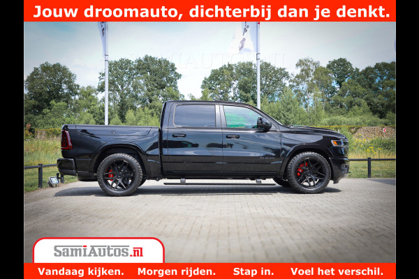 Dodge Ram 1500 Limited Night H.O 540HP 706Nm | Massage + Full Option | De Meest Luxe en Volle Pick-Up in zijn Klasse | Comfortabele Dubbele Cabine met Royale 5 Zitplaatsen | BPM vrij | Nu Leverbaar uit Voorraad | Voorraad Nr 2370 - 5411