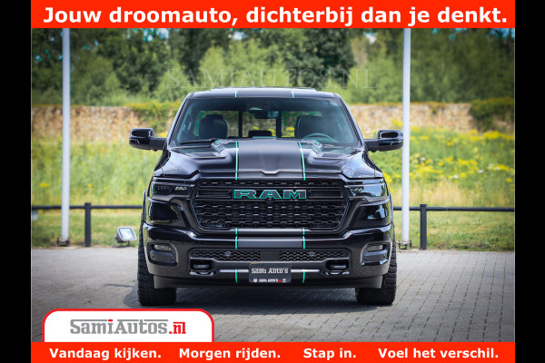 Dodge Ram 1500 Limited Night H.O 540HP 706Nm | Massage + Full Option | De Meest Luxe en Volle Pick-Up in zijn Klasse | Comfortabele Dubbele Cabine met Royale 5 Zitplaatsen | BPM vrij | Nu Leverbaar uit Voorraad | Voorraad Nr 2370 - 5411
