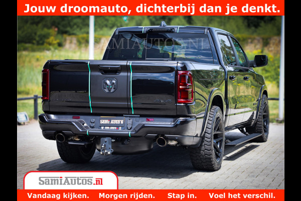 Dodge Ram 1500 Limited Night H.O 540HP 706Nm | Massage + Full Option | De Meest Luxe en Volle Pick-Up in zijn Klasse | Comfortabele Dubbele Cabine met Royale 5 Zitplaatsen | BPM vrij | Nu Leverbaar uit Voorraad | Voorraad Nr 2370 - 5411