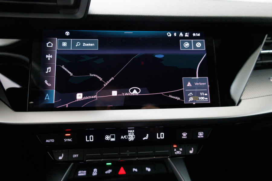 Audi A3 Sportback 40 TFSI e 204 PK Advanced edition | S-Line interieur | Stoelverw. | Adap. cruise | Draadloze tel. lader, Navigatie, App. connect, Camera