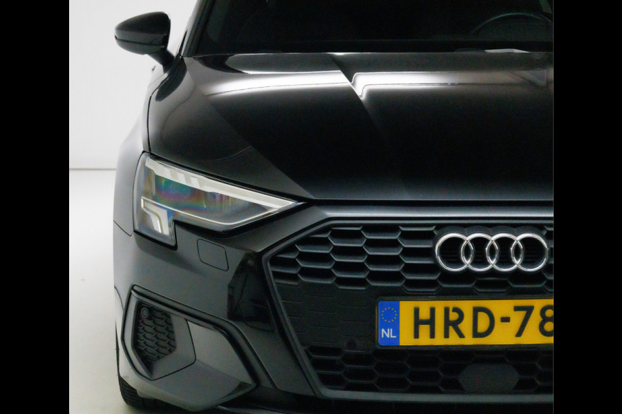 Audi A3 Sportback 40 TFSI e 204 PK Advanced edition | S-Line interieur | Stoelverw. | Adap. cruise | Draadloze tel. lader, Navigatie, App. connect, Camera