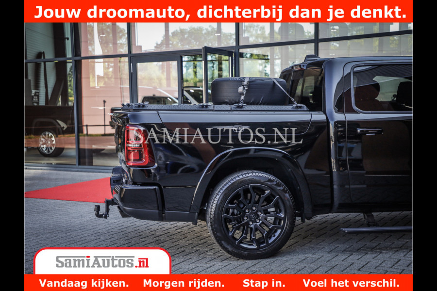 Dodge Ram 1500 Limited Night H.O 540HP 706Nm | Massage + Full Option | De Meest Luxe en Volle Pick-Up in zijn Klasse | Comfortabele Dubbele Cabine met Royale 5 Zitplaatsen | BPM vrij | Nu Leverbaar uit Voorraad | Voorraad Nr 2370 - 5411
