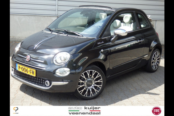Fiat 500C 70 pk. Hybride Dolcevita I Airco I 16" LM velgen I Apple carpl /