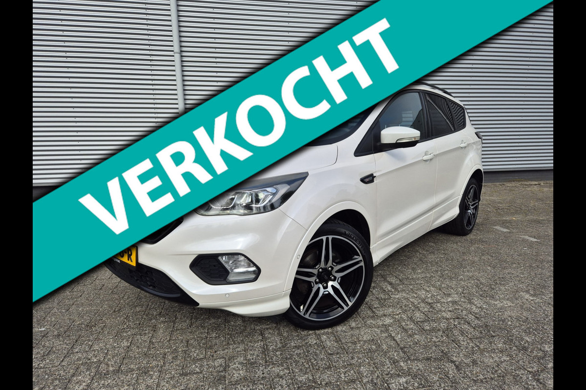 Ford Kuga 1.5 EcoBoost ST Line,Parelmoer wit,afneembare trekhaak,Carplay/Android, Ford Kuga 1.5 EcoBoost ST Line,Parelmoer wit,afneembare trekhaak,Carplay/Android,