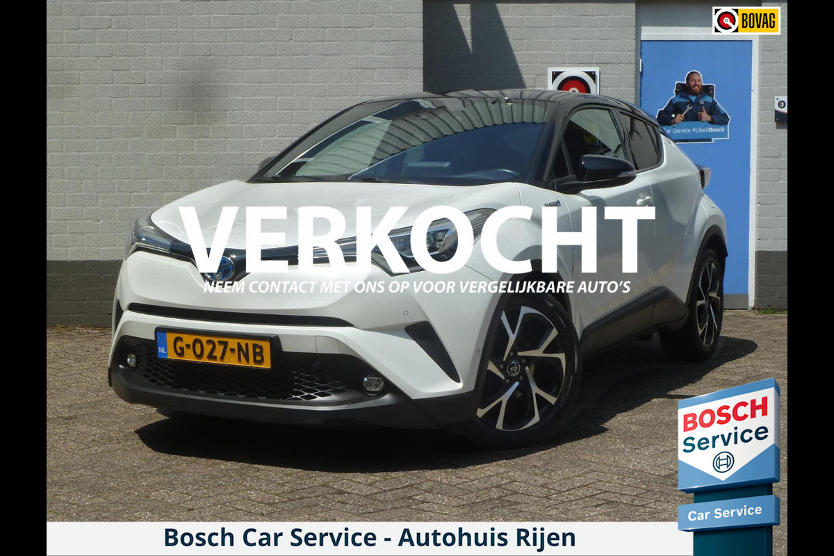 Toyota C-HR 1.8 Hybrid Bi-Tone Plus|Leder|Blindspot|Keyless-Entry|JBL|Stoelverwarming|Afn.Trekhaak|Dealer onderhouden Toyota C-HR 1.8 Hybrid Bi-Tone Plus|Leder|Blindspot|Keyless-Entry|JBL|Stoelverwarming|Afn.Trekhaak|Dealer onderhouden