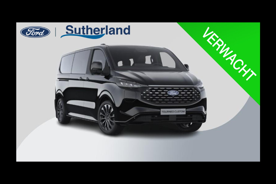 Ford Transit Custom Tourneo 340 2.5 PHEV L2H1 Titanium X 233pk | Incl. BTW/BPM Rijklaar | Luxury Pack | 16-weg elektrisch verstelbare AGR | Inklapbare trekhaak | Verwarmbaar stuurwiel |