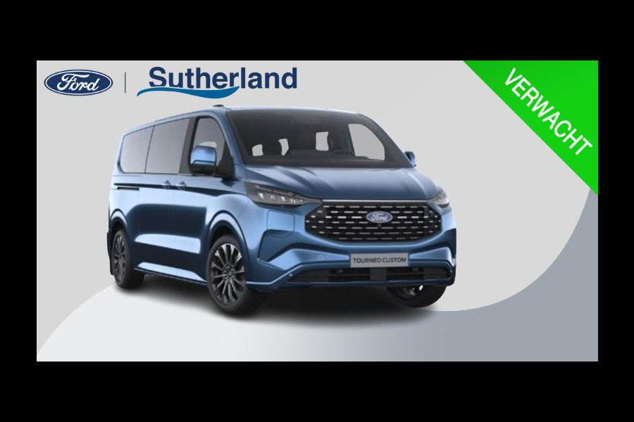 Ford Transit Custom Tourneo 340 2.5 PHEV L2H1 Titanium X 233pk | Incl. BTW/BPM Rijklaar | Luxury Pack | 16-weg elektrisch verstelbare AGR | Inklapbare trekhaak | Verwarmbaar stuurwiel |