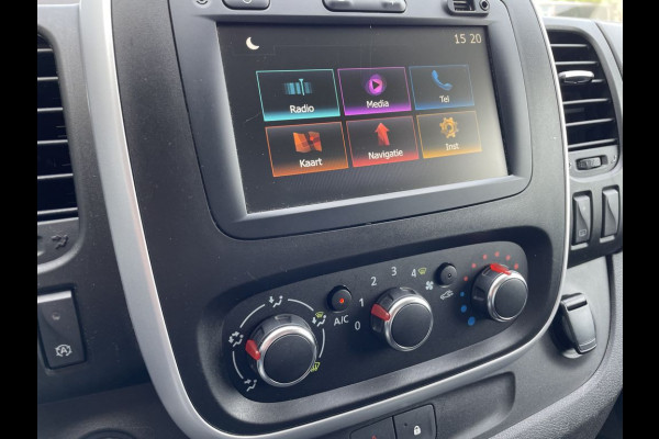 Renault Trafic 2.0 dCi 120pk E6 Comfort Lease €238 p/m Airco, Navi, PDC, Bedrijfswageninrichting, Trekhaak, Imperiaal, Cruise controle, onderhoudshistorie aanwezig