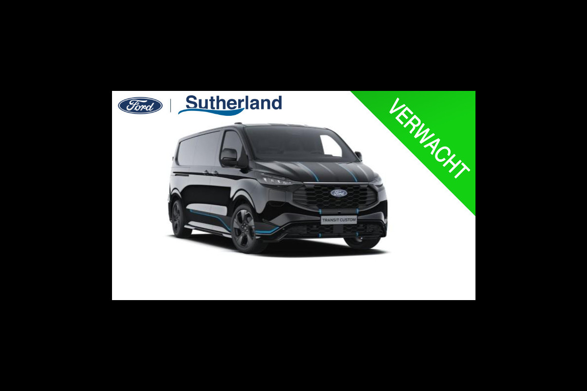 Ford Transit Custom 320 2.5 PHEV L2H1 Sport 233pk | Inklapbare trekhaak | 19 inch lichtmetalen Sport velgen (mat zwart) | Verwarmbaar stuurwiel | Navigatie systeem | B&O speakers Ford Transit Custom 320 2.5 PHEV L2H1 Sport 233pk | Inklapbare trekhaak | 19 inch lichtmetalen Sport velgen (mat zwart) | Verwarmbaar stuurwiel | Navigatie systeem | B&O speakers