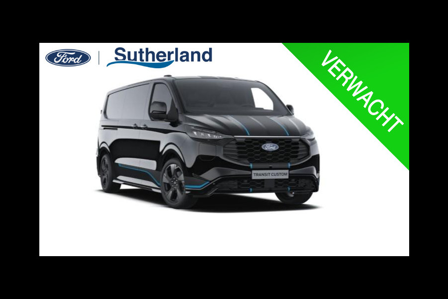 Ford Transit Custom 320 2.5 PHEV L2H1 Sport 233pk | Inklapbare trekhaak | 19 inch lichtmetalen Sport velgen (mat zwart) | Verwarmbaar stuurwiel  | Navigatie systeem | B&O speakers