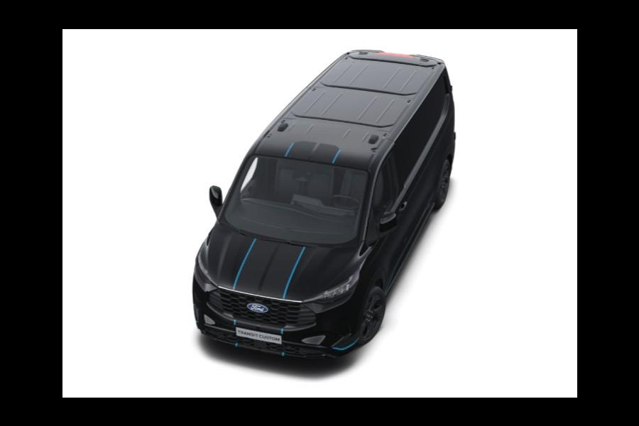 Ford Transit Custom 320 2.5 PHEV L2H1 Sport 233pk | Inklapbare trekhaak | 19 inch lichtmetalen Sport velgen (mat zwart) | Verwarmbaar stuurwiel  | Navigatie systeem | B&O speakers