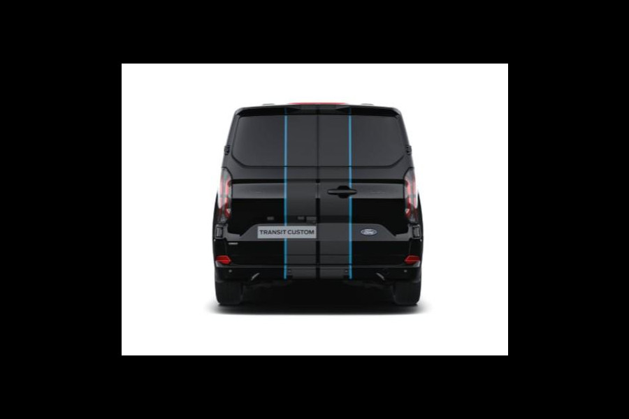 Ford Transit Custom 320 2.5 PHEV L2H1 Sport 233pk | Inklapbare trekhaak | 19 inch lichtmetalen Sport velgen (mat zwart) | Verwarmbaar stuurwiel  | Navigatie systeem | B&O speakers