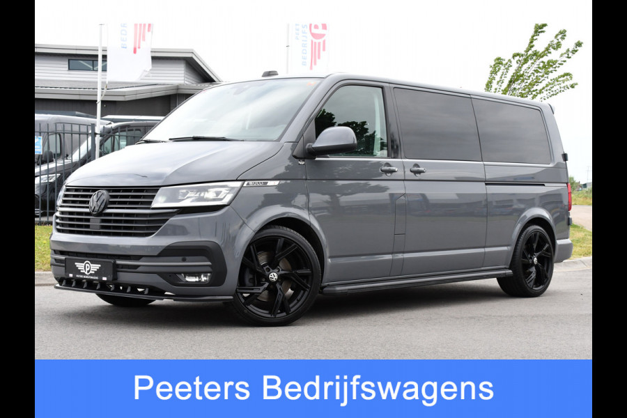 Volkswagen Transporter 2.0 TDI L2H1 32 DC Bulli Virtual, Adaptieve Cruise, Carplay, Automaat, 199pk, LED, Leder, Trekhaak, BOM VOL!