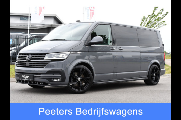 Volkswagen Transporter 2.0 TDI L2H1 32 DC Bulli Virtual, Adaptieve Cruise, Carplay, Automaat, 199pk, LED, Leder, Trekhaak, BOM VOL!