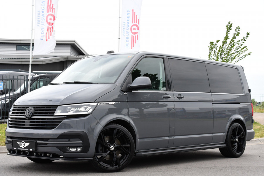 Volkswagen Transporter 2.0 TDI L2H1 32 DC Bulli Virtual, Adaptieve Cruise, Carplay, Automaat, 199pk, LED, Leder, Trekhaak, BOM VOL!