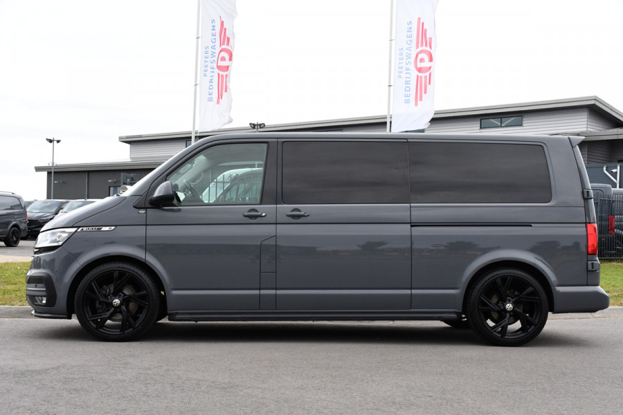 Volkswagen Transporter 2.0 TDI L2H1 32 DC Bulli Virtual, Adaptieve Cruise, Carplay, Automaat, 199pk, LED, Leder, Trekhaak, BOM VOL!