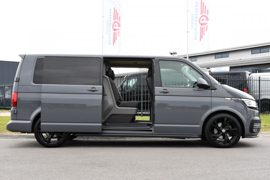 Volkswagen Transporter 2.0 TDI L2H1 32 DC Bulli Virtual, Adaptieve Cruise, Carplay, Automaat, 199pk, LED, Leder, Trekhaak, BOM VOL!