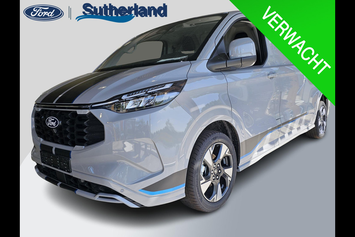 Ford Transit Custom 320 2.5 PHEV L2H1 Sport 233pk | Inklapbare trekhaak | 19 inch lichtmetalen Sport velgen (mat zwart) | Verwarmbaar stuurwiel | Navigatie systeem | B&O speakers Ford Transit Custom 320 2.5 PHEV L2H1 Sport 233pk | Inklapbare trekhaak | 19 inch lichtmetalen Sport velgen (mat zwart) | Verwarmbaar stuurwiel | Navigatie systeem | B&O speakers