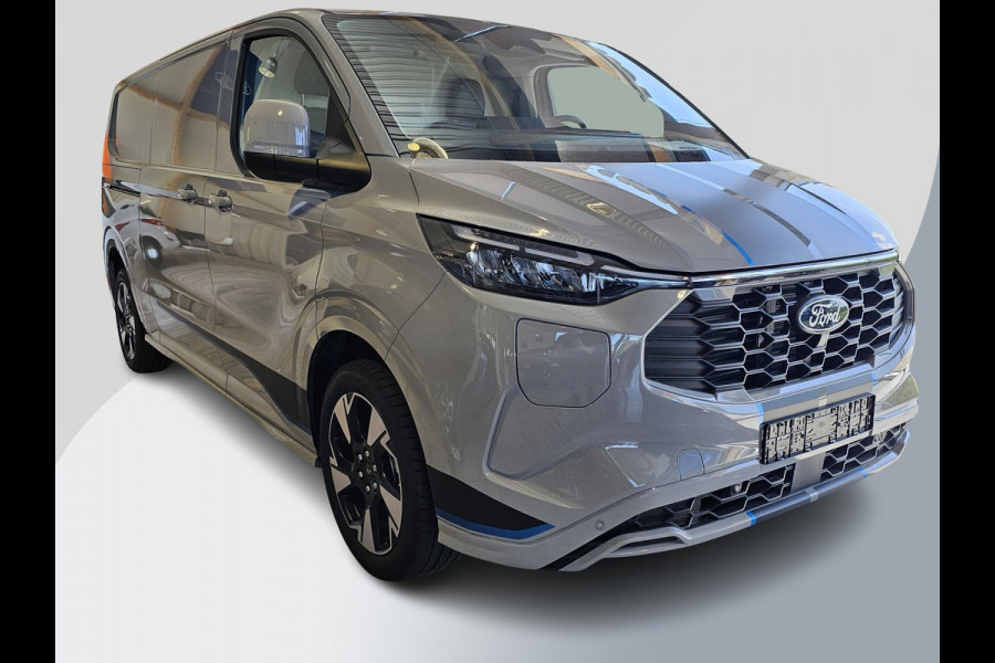 Ford Transit Custom 320 2.5 PHEV L2H1 Sport 233pk | Inklapbare trekhaak | 19 inch lichtmetalen Sport velgen (mat zwart) | Verwarmbaar stuurwiel  | Navigatie systeem | B&O speakers
