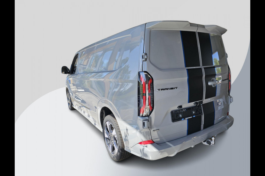 Ford Transit Custom 320 2.5 PHEV L2H1 Sport 233pk | Inklapbare trekhaak | 19 inch lichtmetalen Sport velgen (mat zwart) | Verwarmbaar stuurwiel  | Navigatie systeem | B&O speakers