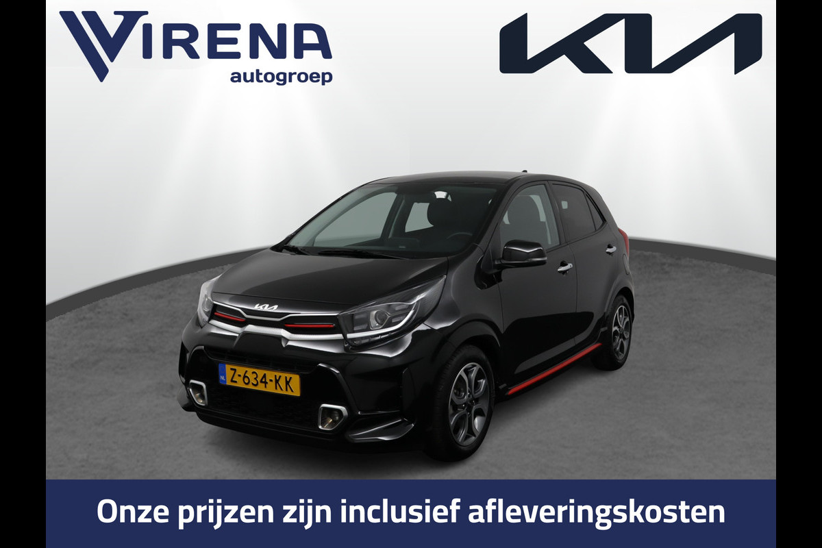 Kia Picanto 1.0 DPi GT-Line - Carplay/Android Auto, - Cruise Control - Climate Control - Navigatie - Fabrieksgarantie tot 04-2031 Kia Picanto 1.0 DPi GT-Line - Carplay/Android Auto, - Cruise Control - Climate Control - Navigatie - Fabrieksgarantie tot 04-2031