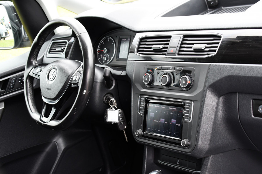 Volkswagen Caddy 2.0 TDI L1H1 Highline Cruise, Carplay, Stoelverwarming, LED, Standkachel, Leder, 102PK, Automaat, Multimedia, Uniek!