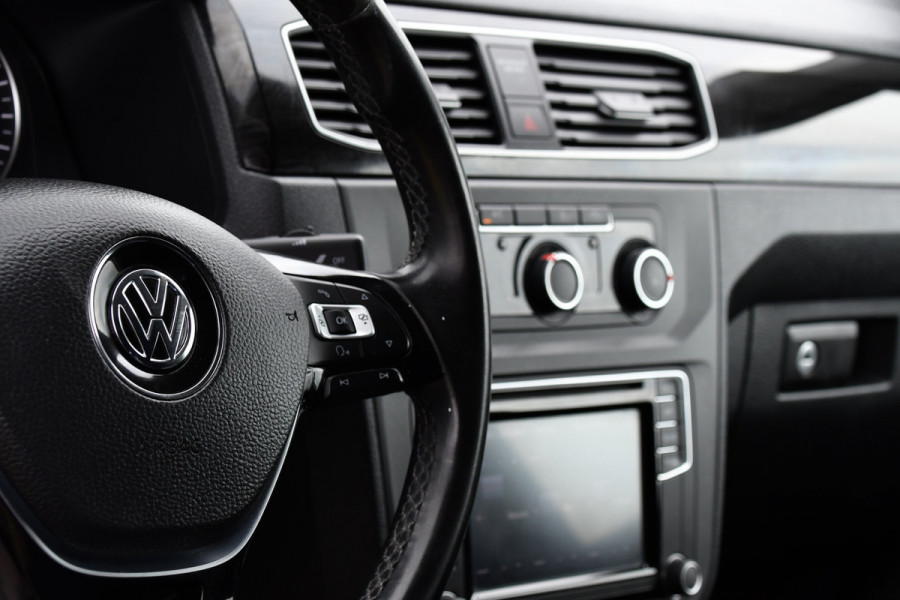 Volkswagen Caddy 2.0 TDI L1H1 Highline Cruise, Carplay, Stoelverwarming, LED, Standkachel, Leder, 102PK, Automaat, Multimedia, Uniek!