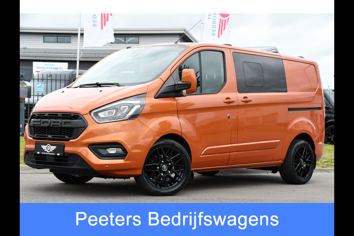Ford Transit Custom 300 2.0 TDCI L1H1 Limited DC Raptor Edition Cruise, Camera, Carplay, 2 x Schuifdeur, Stoelverwarming, 170PK, Automaat, Uniek! Ford Transit Custom 300 2.0 TDCI L1H1 Limited DC Raptor Edition Cruise, Camera, Carplay, 2 x Schuifdeur, Stoelverwarming, 170PK, Automaat, Uniek!
