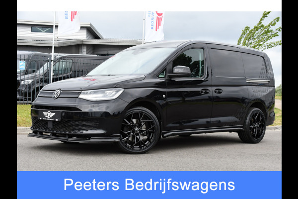 Volkswagen Caddy Cargo Maxi 2.0 TDI Black Edition Cruise, Camera, Carplay, Stoelverwarming, 122PK, LED, Sensoren, Trekhaak, Standkachel, Uniek!