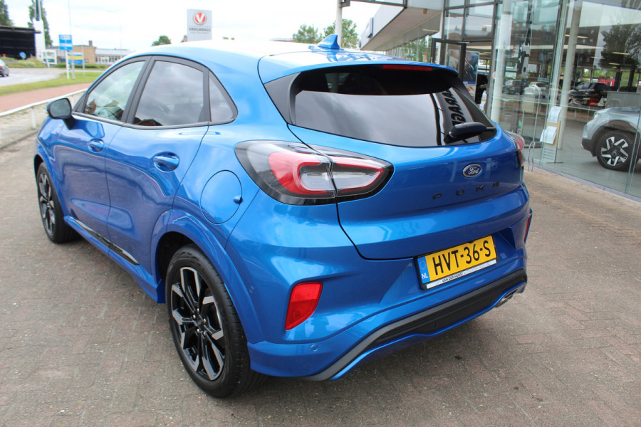 Ford Puma 1.0 EcoBoost Hybrid ST-Line X , 155pk Camera, Parkeersensoren V+A, Stoel, stuur en vooruit verwarming, adaptive Cruise, Climate control, Bang&olufsen, LED verlichting, Climate control , Park Assist ,