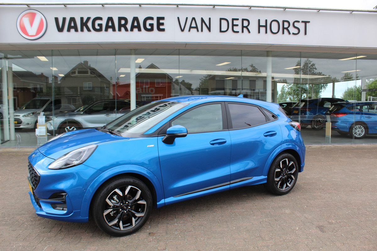 Ford Puma 1.0 EcoBoost Hybrid ST-Line X , 155pk Camera, Parkeersensoren V+A, Stoel, stuur en vooruit verwarming, adaptive Cruise, Climate control, Bang&olufsen, LED verlichting, Climate control , Park Assist , Ford Puma 1.0 EcoBoost Hybrid ST-Line X , 155pk Camera, Parkeersensoren V+A, Stoel, stuur en vooruit verwarming, adaptive Cruise, Climate control, Bang&olufsen, LED verlichting, Climate control , Park Assist ,