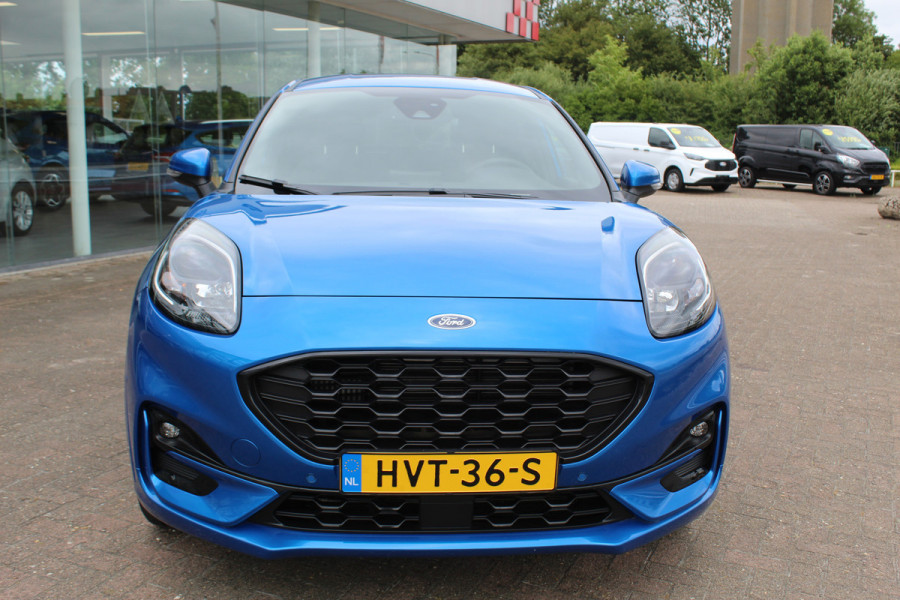 Ford Puma 1.0 EcoBoost Hybrid ST-Line X , 155pk Camera, Parkeersensoren V+A, Stoel, stuur en vooruit verwarming, adaptive Cruise, Climate control, Bang&olufsen, LED verlichting, Climate control , Park Assist ,