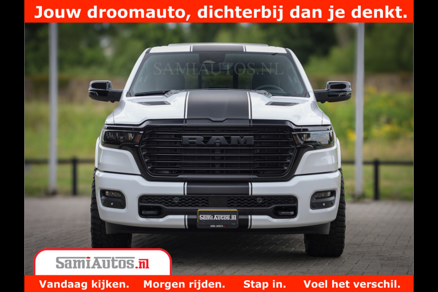 Dodge Ram 1500 Night Premium | Full Option | De Meest Luxe Pick-Up in zijn Klasse | Comfortabele Dubbele Cabine met Royale 5 Zitplaatsen | BPM vrij | Nu Leverbaar uit Voorraad | Voorraad Nr 2230 - 8765