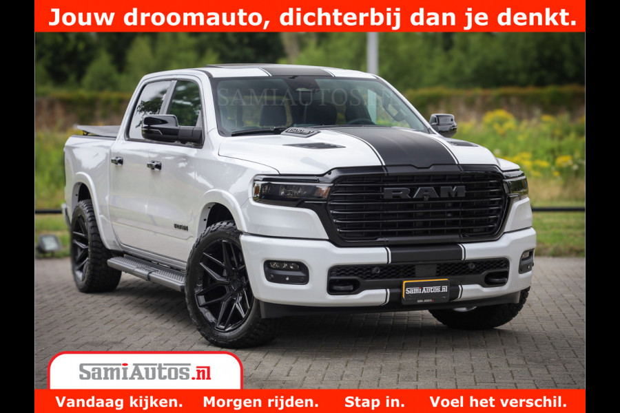 Dodge Ram 1500 Night Premium | Full Option | De Meest Luxe Pick-Up in zijn Klasse | Comfortabele Dubbele Cabine met Royale 5 Zitplaatsen | BPM vrij | Nu Leverbaar uit Voorraad | Voorraad Nr 2230 - 8765
