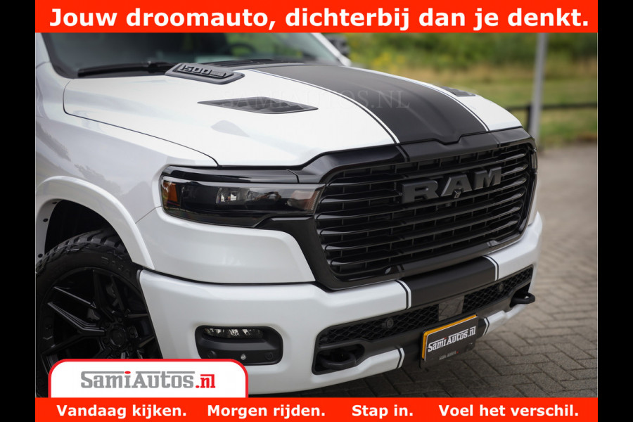 Dodge Ram 1500 Night Premium | Full Option | De Meest Luxe Pick-Up in zijn Klasse | Comfortabele Dubbele Cabine met Royale 5 Zitplaatsen | BPM vrij | Nu Leverbaar uit Voorraad | Voorraad Nr 2230 - 8765