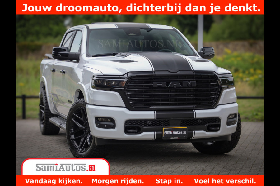 Dodge Ram 1500 Night Premium | Full Option | De Meest Luxe Pick-Up in zijn Klasse | Comfortabele Dubbele Cabine met Royale 5 Zitplaatsen | BPM vrij | Nu Leverbaar uit Voorraad | Voorraad Nr 2230 - 8765