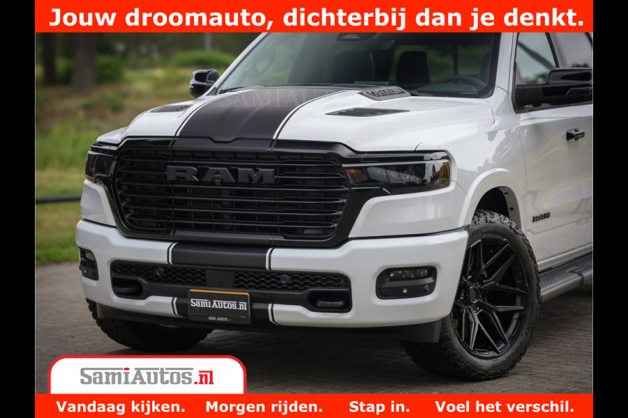 Dodge Ram 1500 Night Premium | Full Option | De Meest Luxe Pick-Up in zijn Klasse | Comfortabele Dubbele Cabine met Royale 5 Zitplaatsen | BPM vrij | Nu Leverbaar uit Voorraad | Voorraad Nr 2230 - 8765