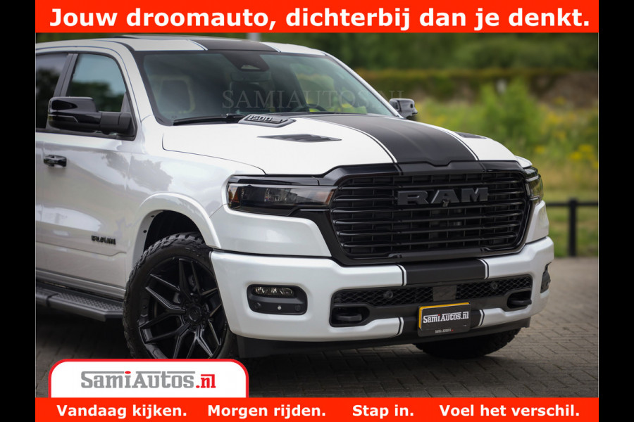 Dodge Ram 1500 Night Premium | Full Option | De Meest Luxe Pick-Up in zijn Klasse | Comfortabele Dubbele Cabine met Royale 5 Zitplaatsen | BPM vrij | Nu Leverbaar uit Voorraad | Voorraad Nr 2230 - 8765