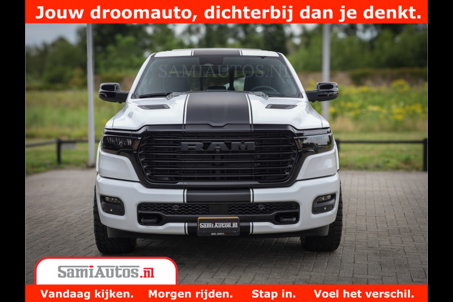 Dodge Ram 1500 Night Premium | Full Option | De Meest Luxe Pick-Up in zijn Klasse | Comfortabele Dubbele Cabine met Royale 5 Zitplaatsen | BPM vrij | Nu Leverbaar uit Voorraad | Voorraad Nr 2230 - 8765