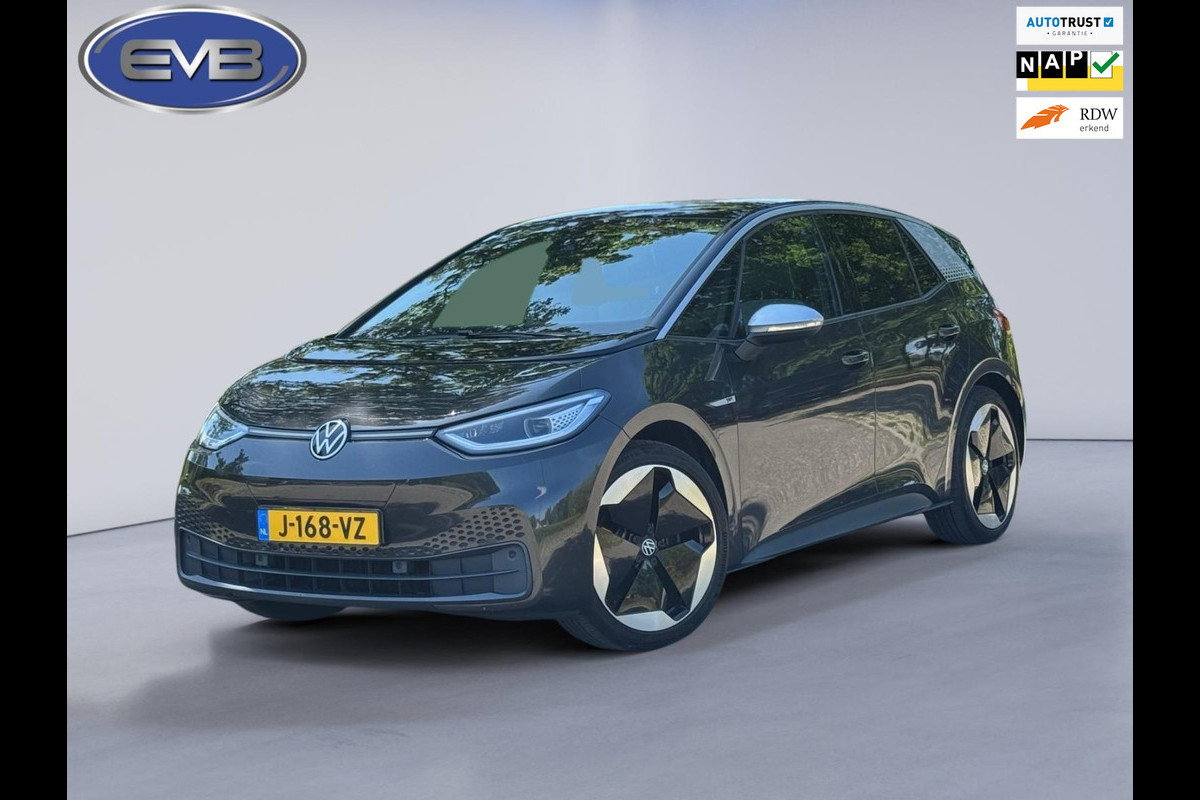 Volkswagen ID.3 First Plus 58 kWh, 204 pk,matrix led, 20 inch Max velgen, opties, 1e eigenaar, NL auto met nationale auto pas Volkswagen ID.3 First Plus 58 kWh, 204 pk,matrix led, 20 inch Max velgen, opties, 1e eigenaar, NL auto met nationale auto pas
