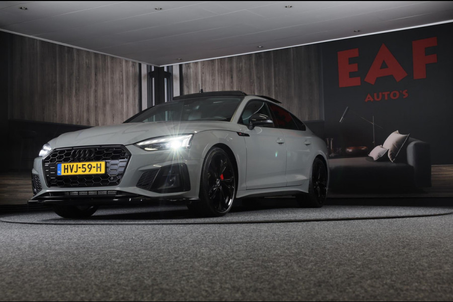 Audi A5 SPORTBACK 40 TFSI RS5 Look / RS Zetels / Digital Cockpit / Massage / Elek Stoelen / 360 Camera / Open Pano / Matrix / 20 I